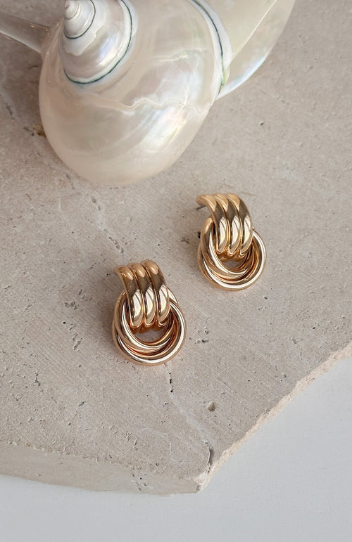Michael Earrings Gold