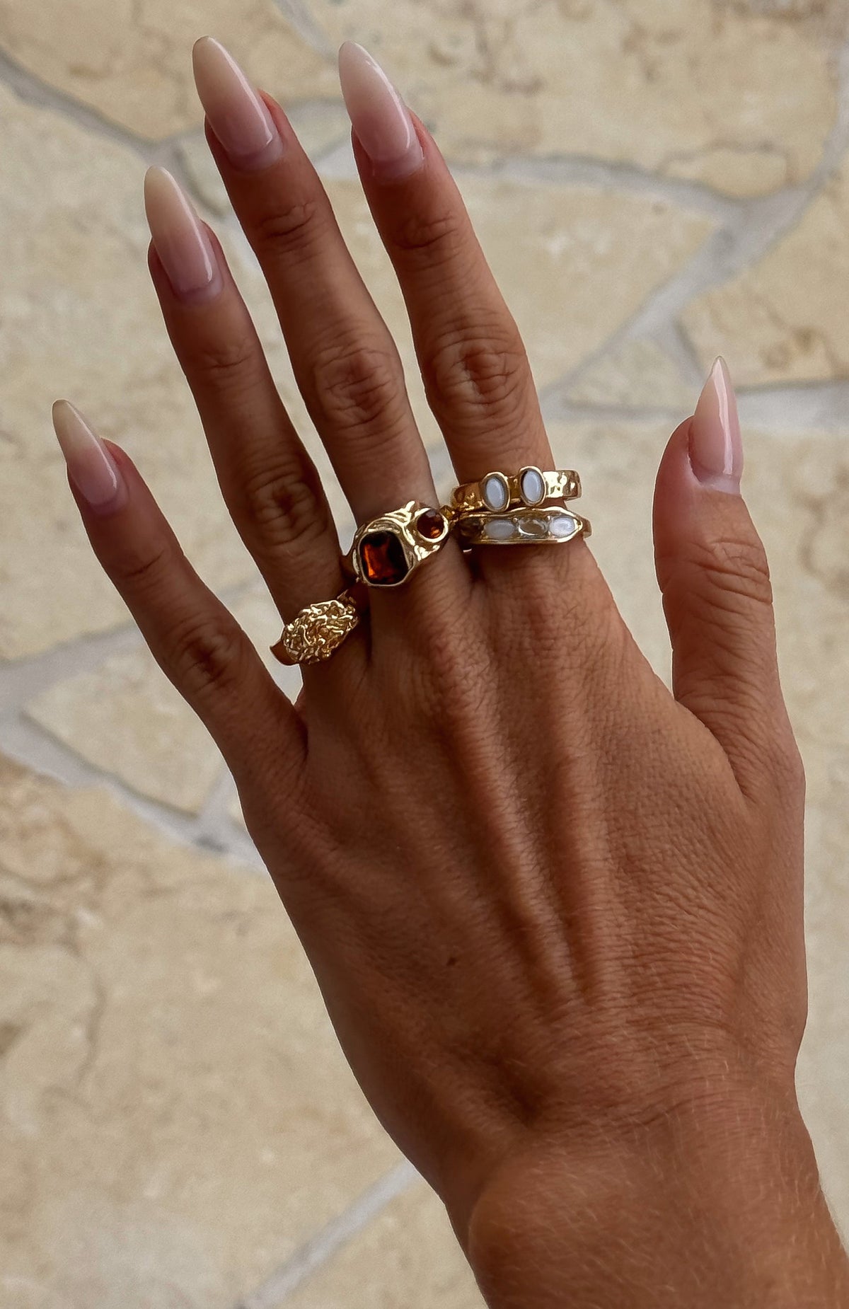 Tinsley Ring Set Gold