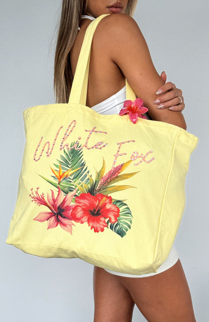 Wild Dreams Tote Bag Lemon