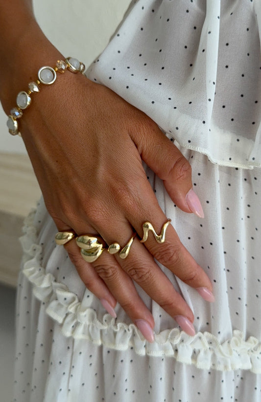 Zyaire Ring Set Gold